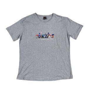 Turkey Turkiye the Worlds Largest Museum Gray T-Shirt Size XXL